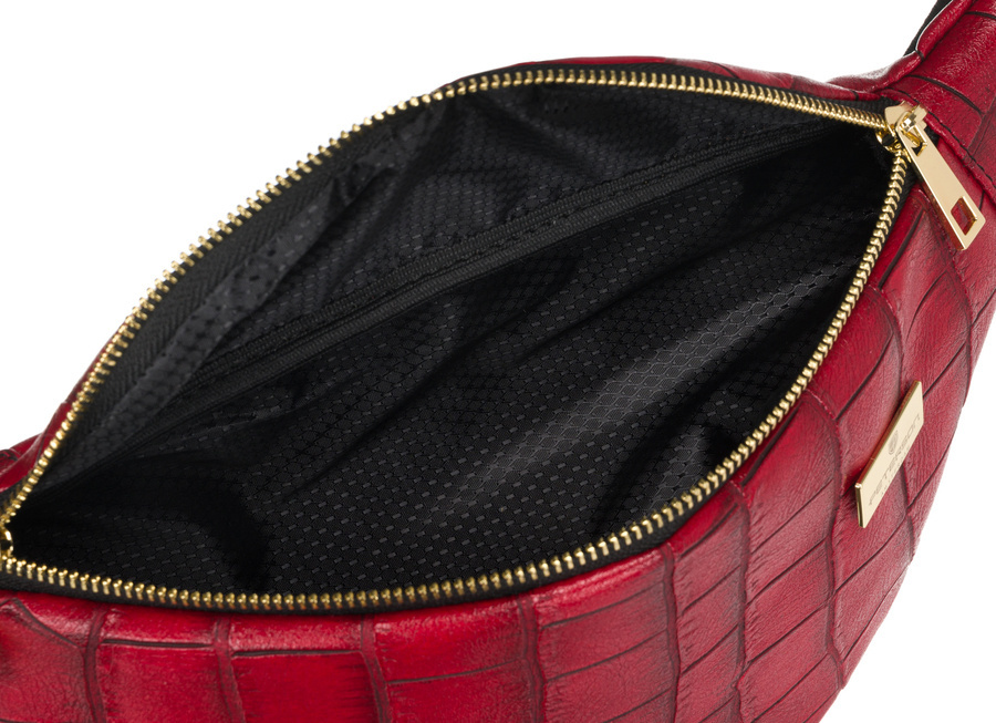 Klasyczna damska nerka biodrowa ze ekologicznej - Peterson - obrazek 4