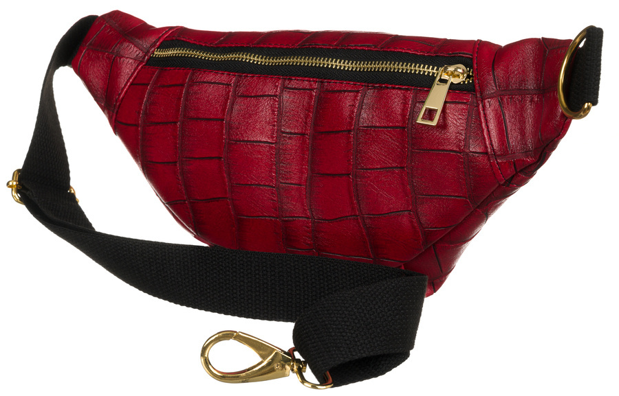 Klasyczna damska nerka biodrowa ze ekologicznej - Peterson - obrazek 5