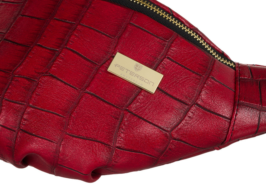 Klasyczna damska nerka biodrowa ze ekologicznej - Peterson - obrazek 6