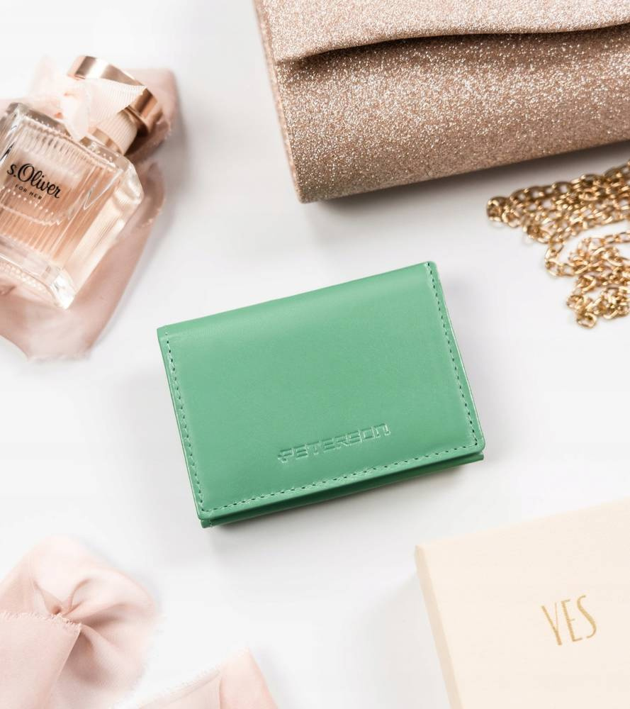 Mały, poziomy portfel damski na zatrzask - Peterson - obrazek 4