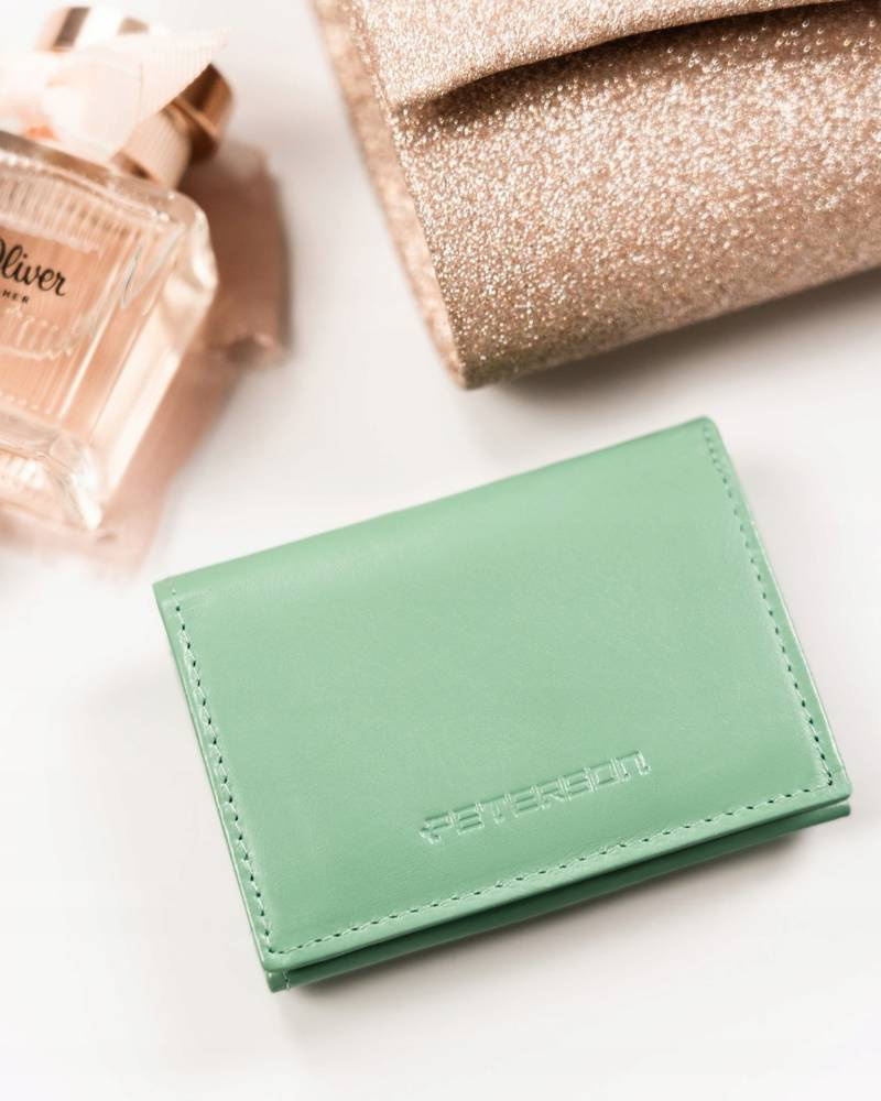 Mały, poziomy portfel damski na zatrzask - Peterson - obrazek 3