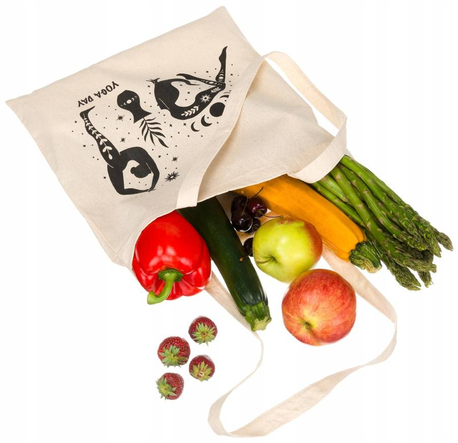 Bawełniana torba typu shopper bag - obrazek 5