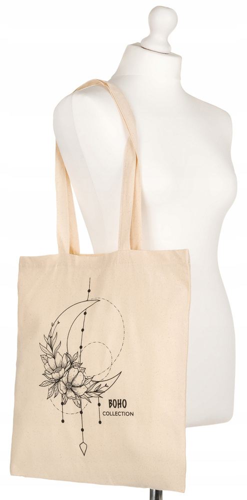 Bawełniana torba typu shopper bag - obrazek 3