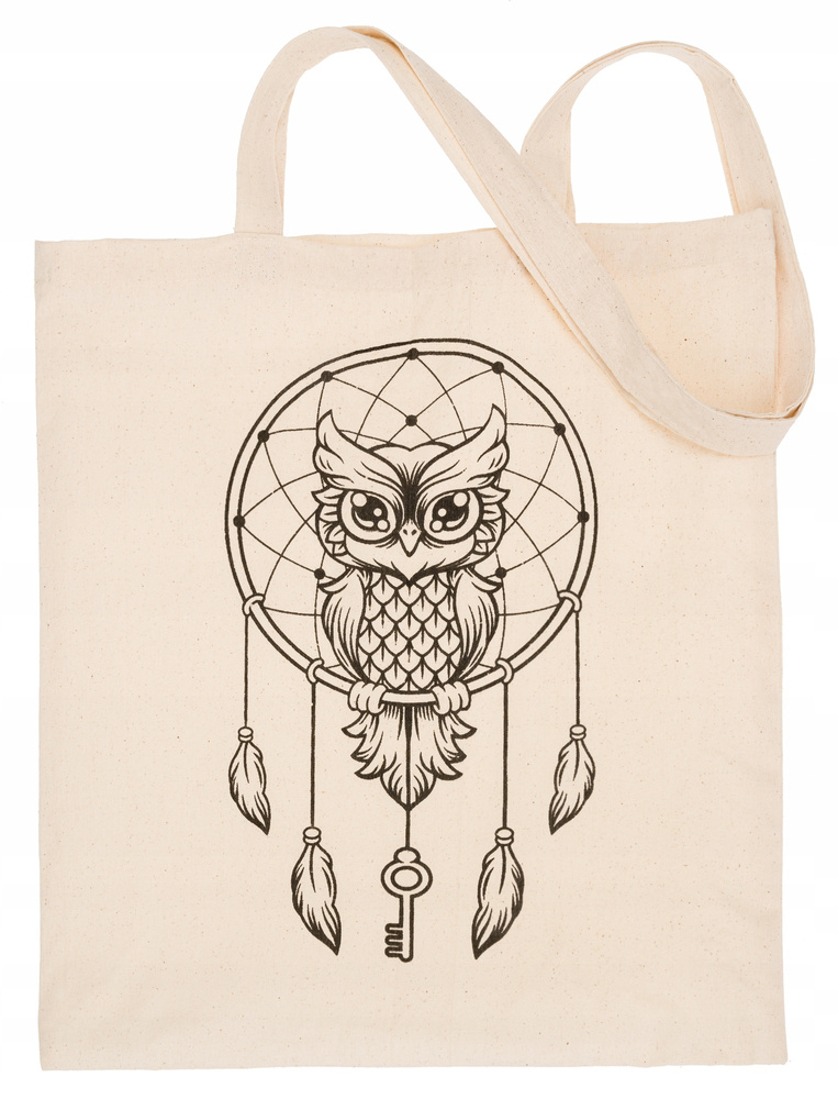 Bawełniana torba typu shopper bag - obrazek 5