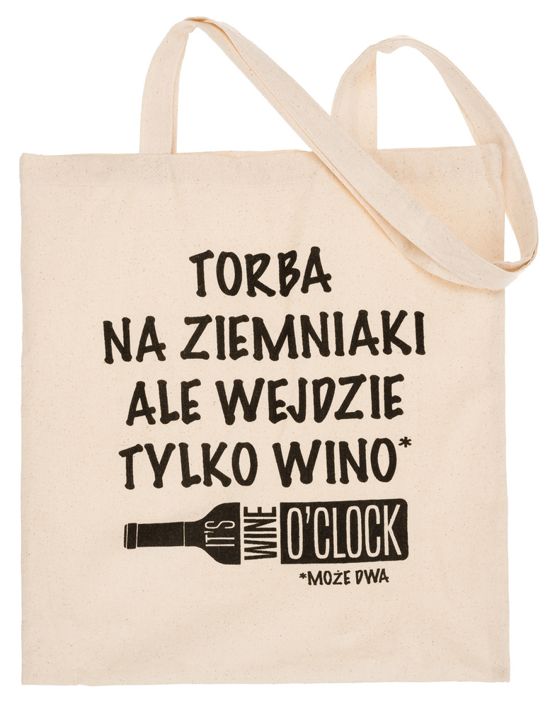 Bawełniana torba typu shopper bag - obrazek 5