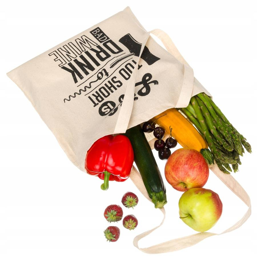 Bawełniana torba typu shopper bag - obrazek 4