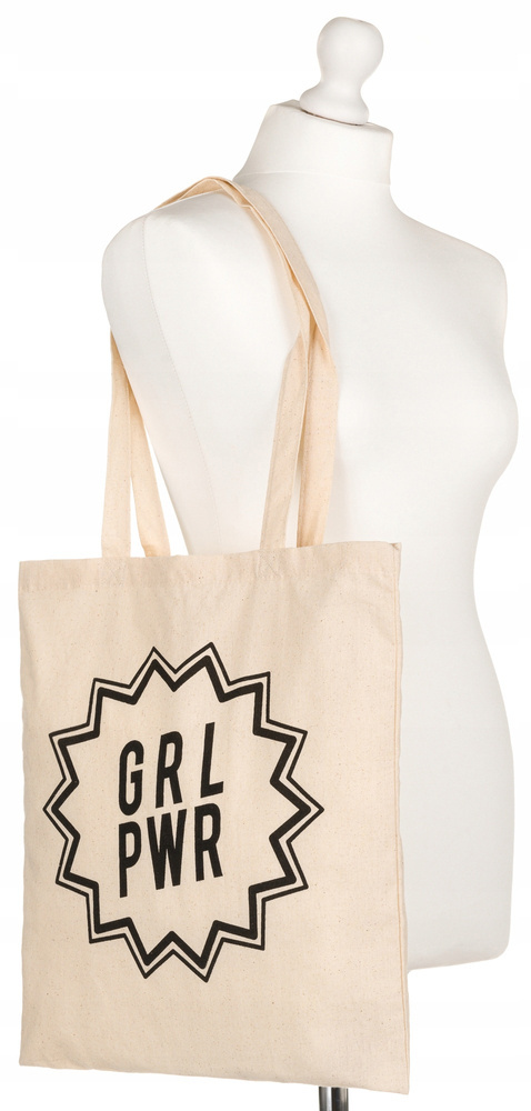 Bawełniana torba typu shopper bag - obrazek 6