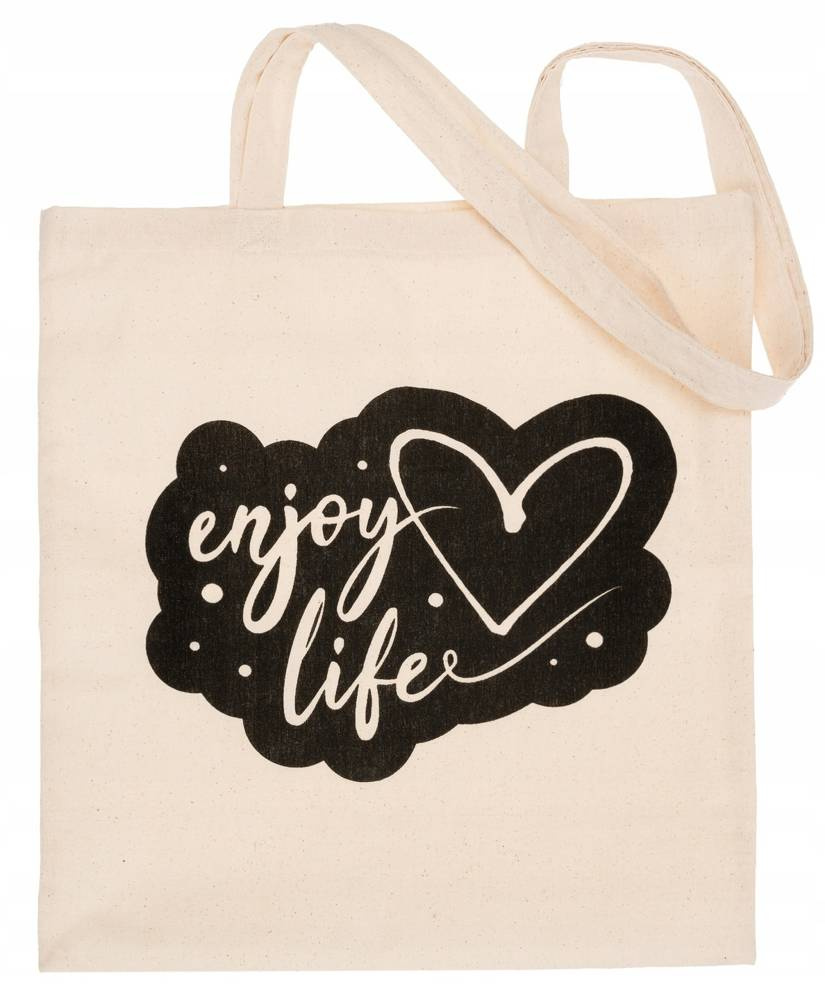 Bawełniana torba typu shopper bag - obrazek 5