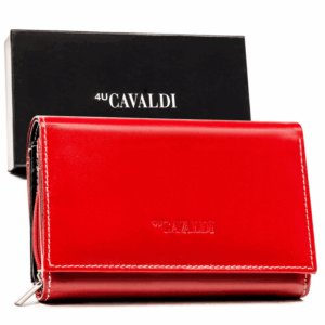 Duży portfel damski ze skóry naturalnej - 4U Cavaldi