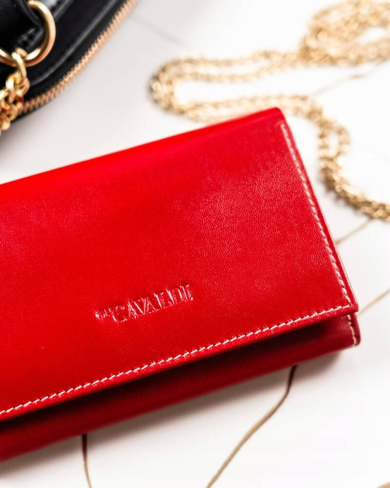 Duży portfel damski ze skóry naturalnej - 4U Cavaldi - obrazek 2