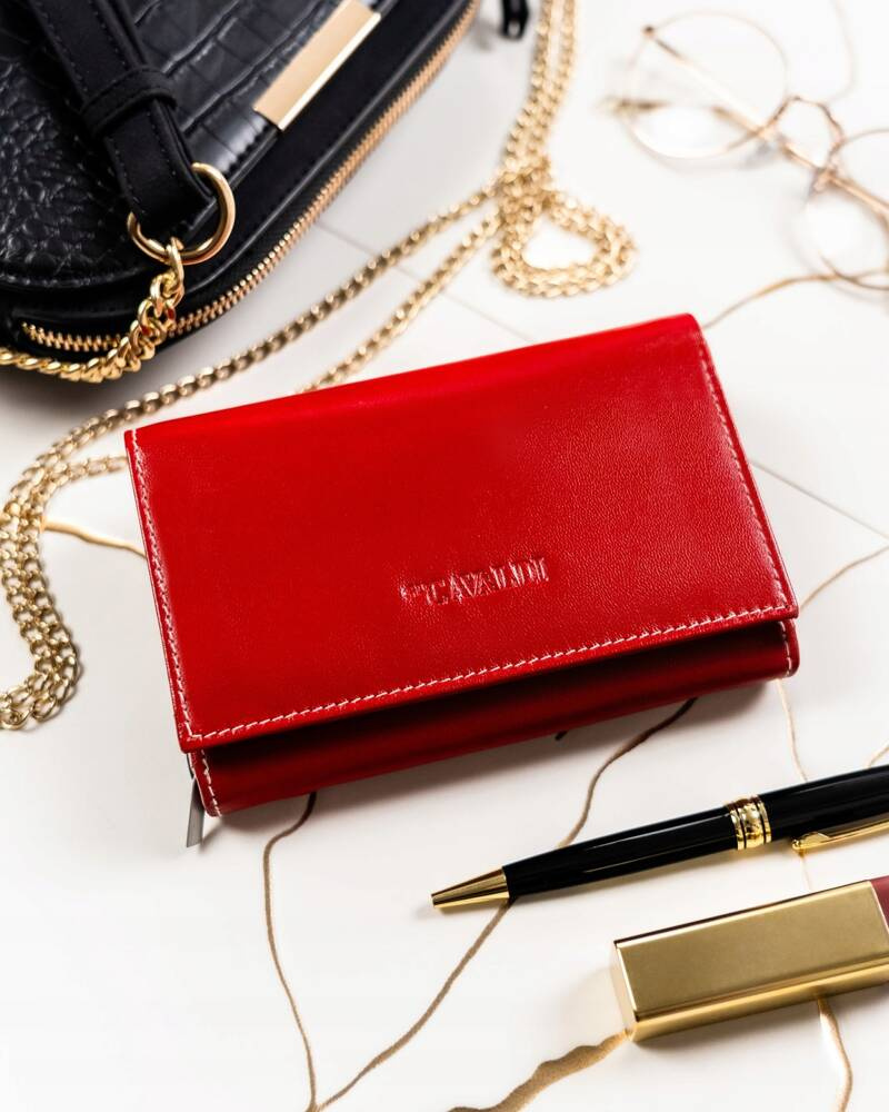 Duży portfel damski ze skóry naturalnej - 4U Cavaldi - obrazek 8