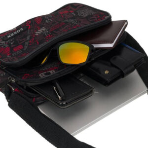 Męska, sportowa listonoszka z wytrzymałego poliestru - Loren