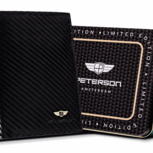Duży portfel męski ze skóry naturalnej - Peterson