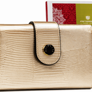 Elegancki, skórzany portfel damski - Peterson