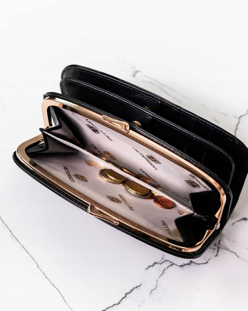 Duży portfel damski ze skóry naturalnej - Peterson - obrazek 6