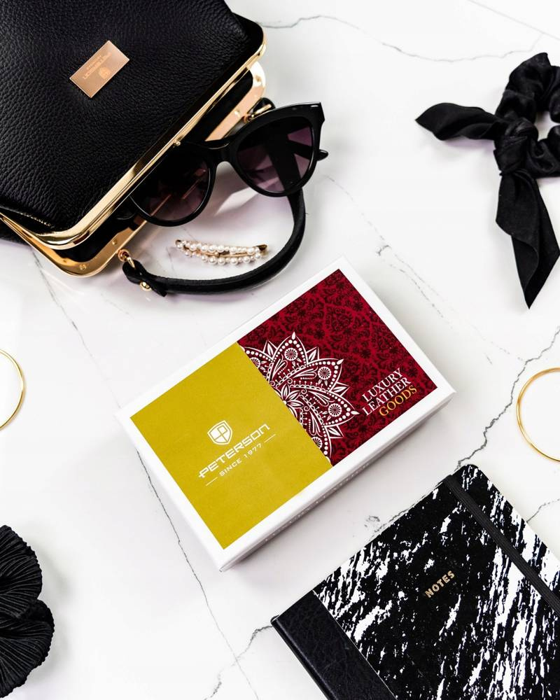 Duży portfel damski ze skóry naturalnej - Peterson - obrazek 8