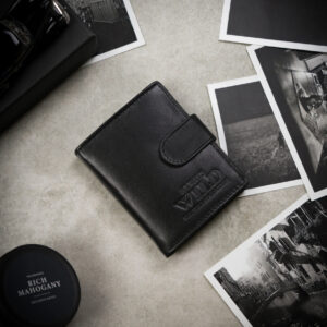 Elegancki, skórzany portfel męski na zatrzask - Always Wild