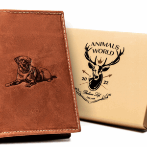 Duży, pionowy portfel męski ze skóry naturalnej - Always Wild