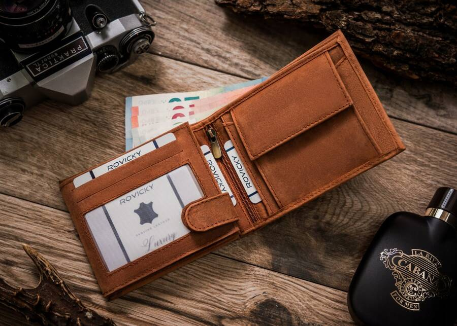 Duży, skórzany portfel męski - Always Wild - obrazek 5