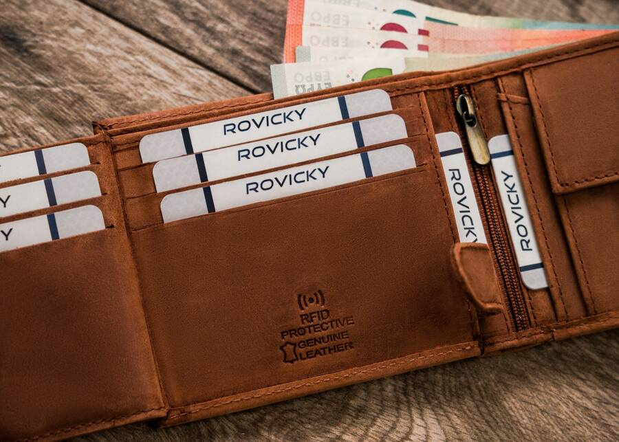 Duży, skórzany portfel męski - Always Wild - obrazek 9