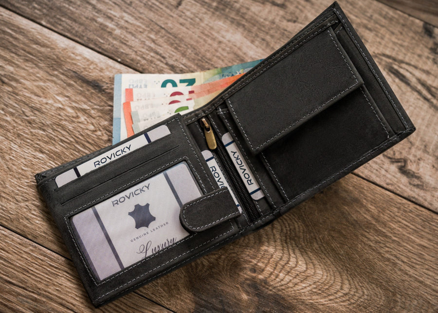 Duży, skórzany portfel męski - Always Wild - obrazek 4