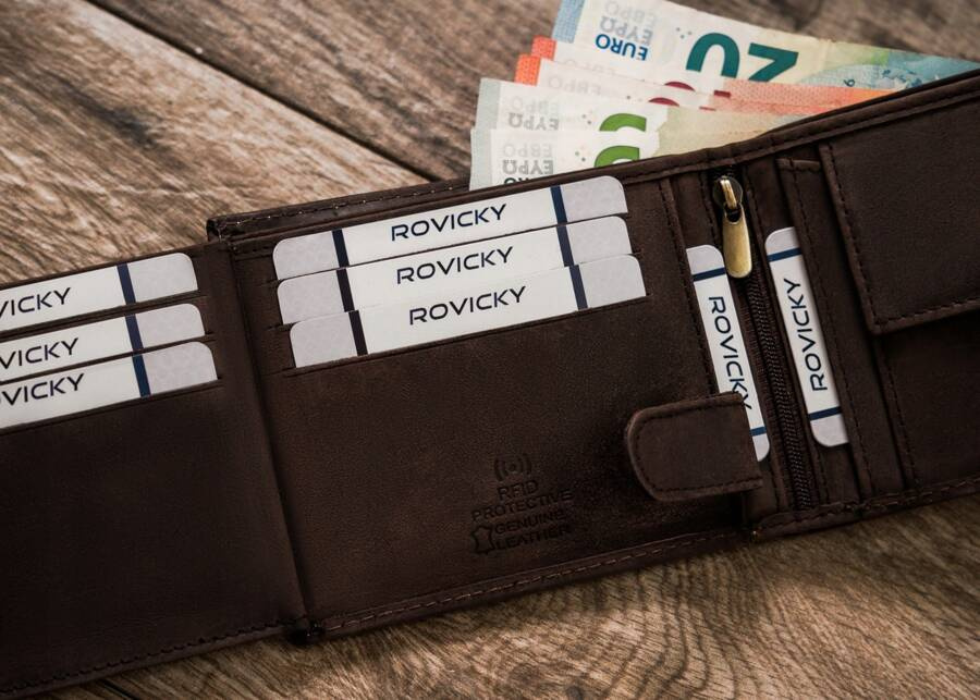 Duży, skórzany portfel męski - Always Wild - obrazek 9