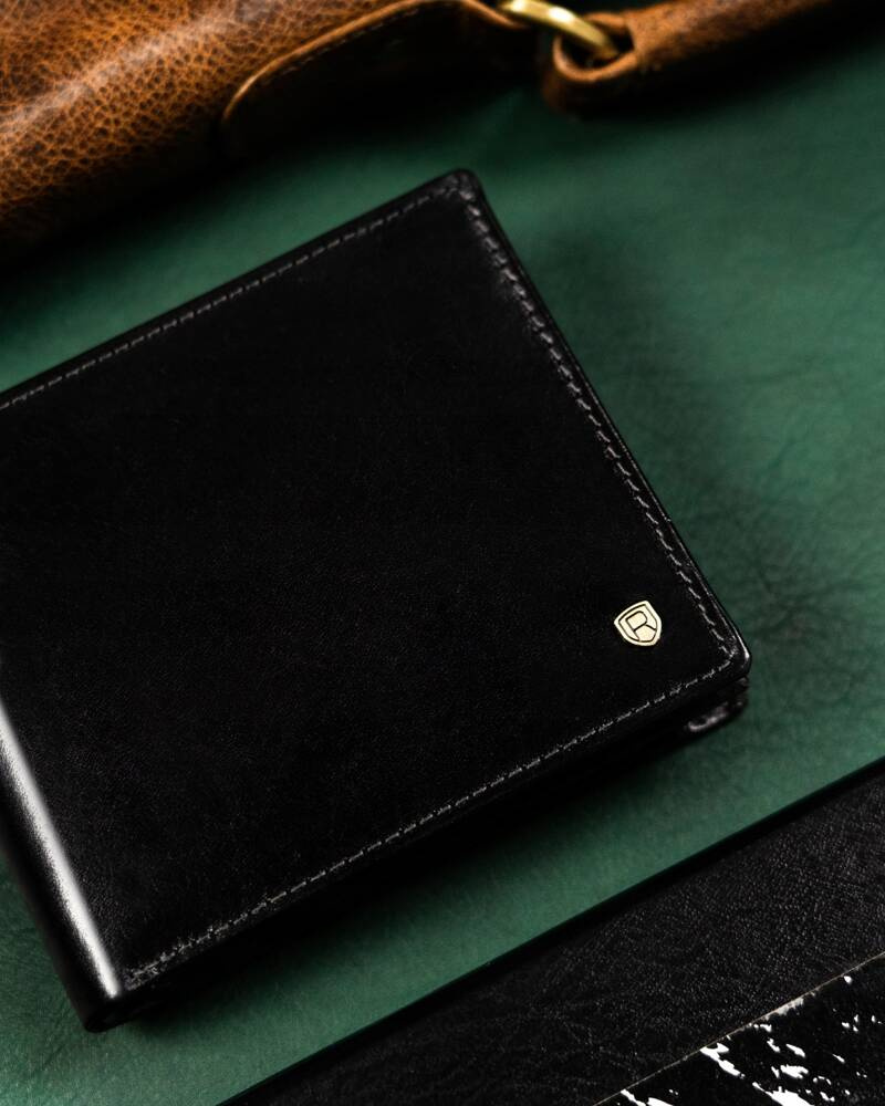 Duży portfel męski ze skóry naturalnej - Rovicky - obrazek 2