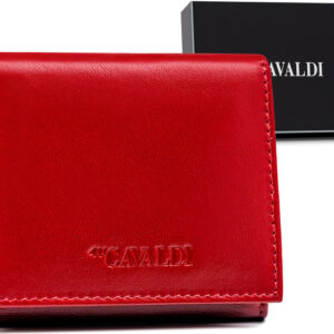Elegancki, skórzany portfel damski - Cavaldi