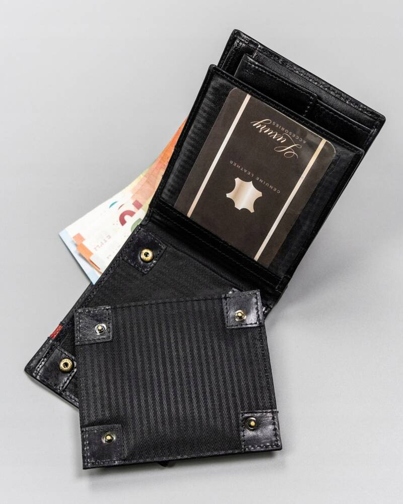 Elegancki, skórzany portfel męski - Rovicky - obrazek 6