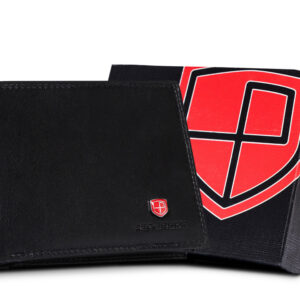 Składany portfel męski ze skóry naturalnej - Peterson