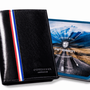 Duży portfel męski bez zapięcia - Peterson