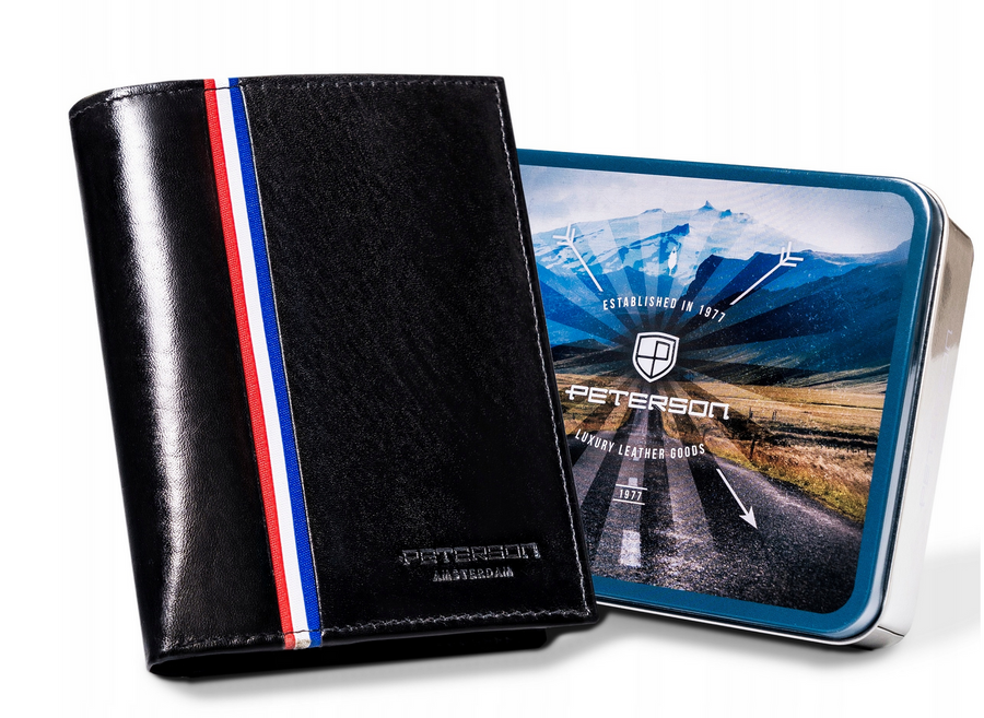 Duży portfel męski bez zapięcia - Peterson - obrazek 12