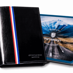 Duży portfel męski bez zapięcia zewnętrznego - Peterson