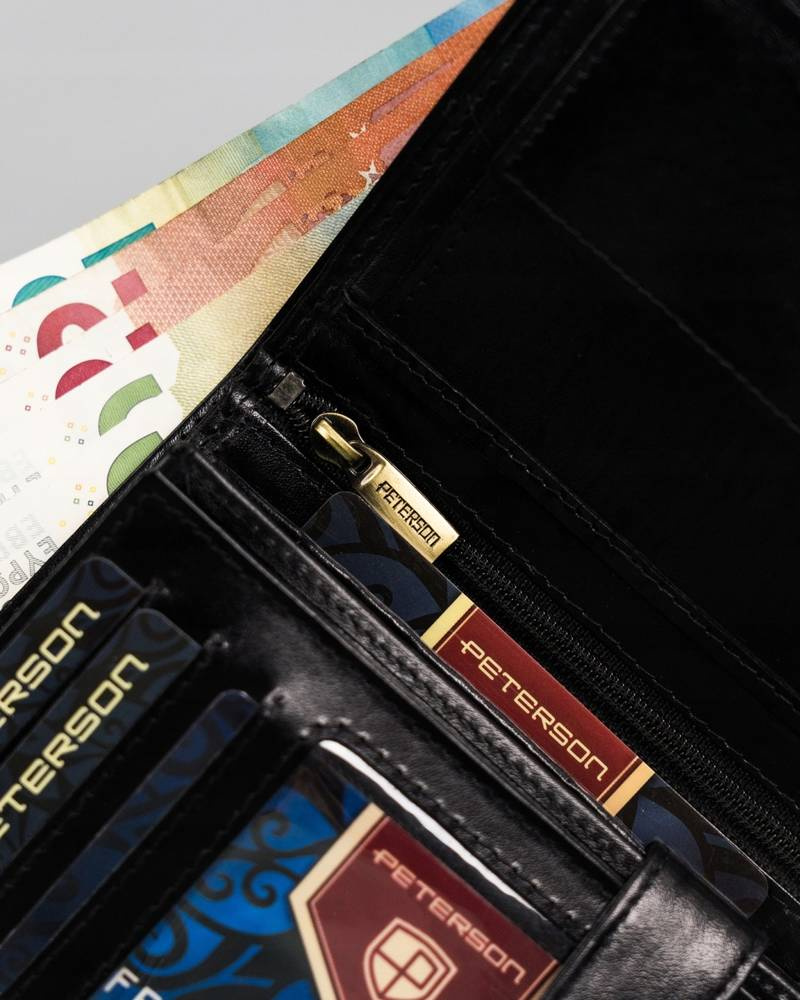 Duży portfel męski bez zapięcia - Peterson - obrazek 9