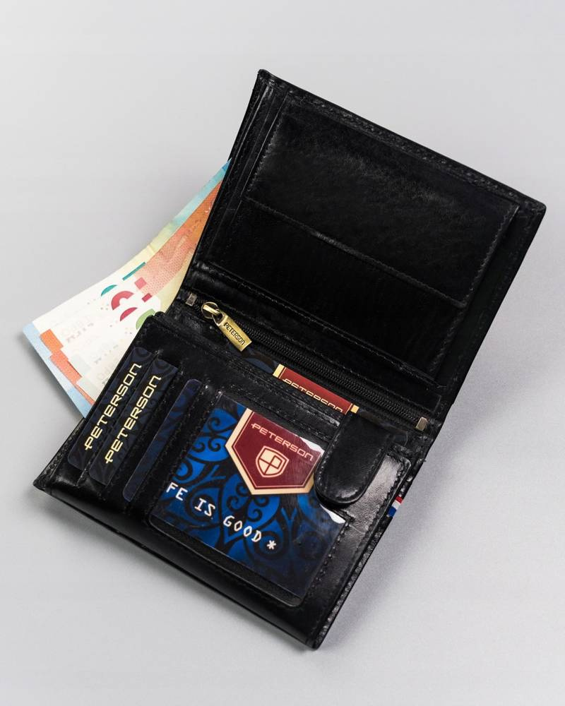 Duży portfel męski bez zapięcia - Peterson - obrazek 6
