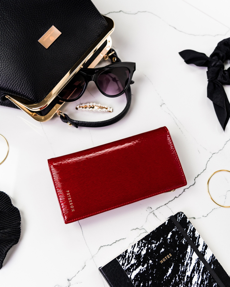 Elegancki portfel damski na magnes - Peterson - obrazek 3