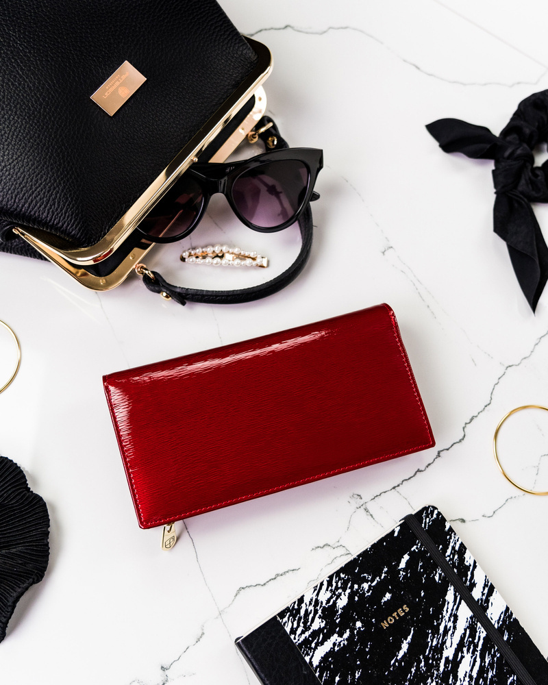 Elegancki portfel damski na magnes - Peterson - obrazek 5