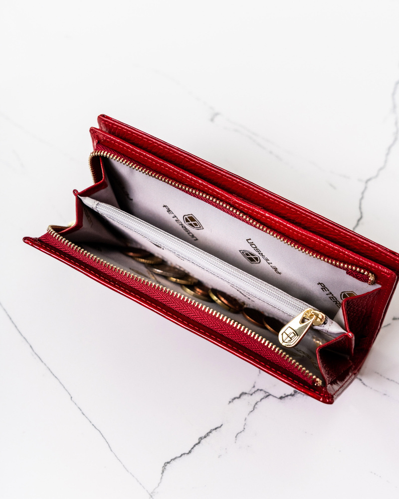 Elegancki portfel damski na magnes - Peterson - obrazek 10