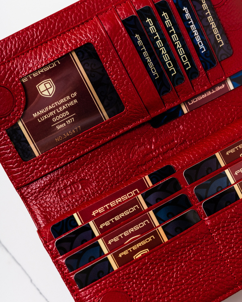 Elegancki portfel damski na magnes - Peterson - obrazek 8