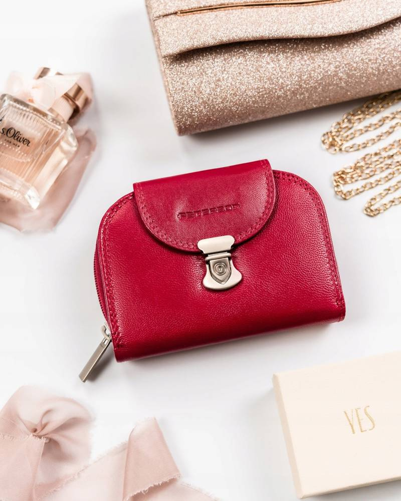 Pojemny, skórzany średni portfel damski - Peterson - obrazek 2