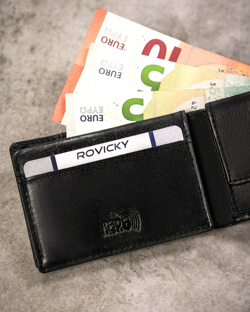 Mały, skórzany portfel męski bez zapięcia - Buffalo Wild - obrazek 9