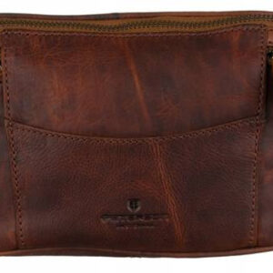 Skórzana saszetka męska na biodra - Peterson