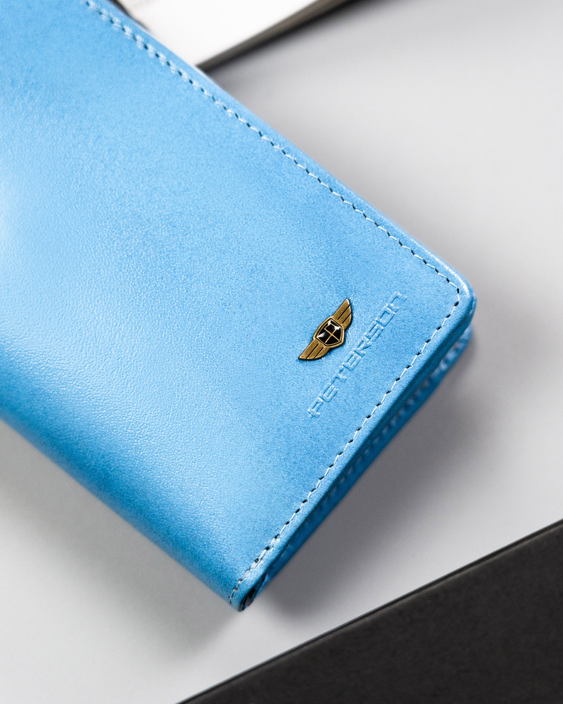 Duży, skórzany portfel damski z systemem RFID - Peterson - obrazek 6