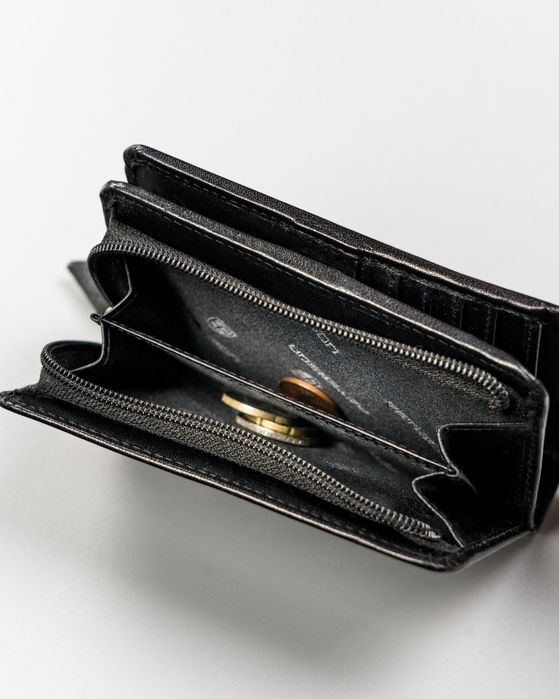 Duży, skórzany portfel damski z systemem RFID - Peterson - obrazek 10