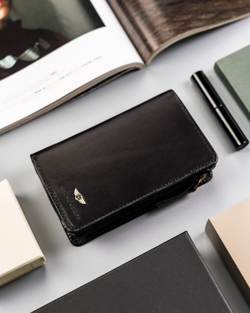 Duży, skórzany portfel damski z systemem RFID - Peterson - obrazek 5