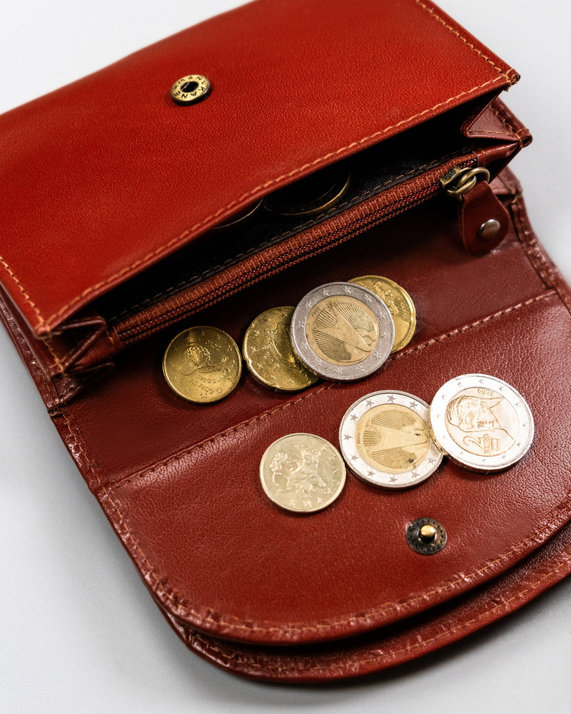 Klasyczny, skórzany portfel damski na zatrzask - Peterson - obrazek 10