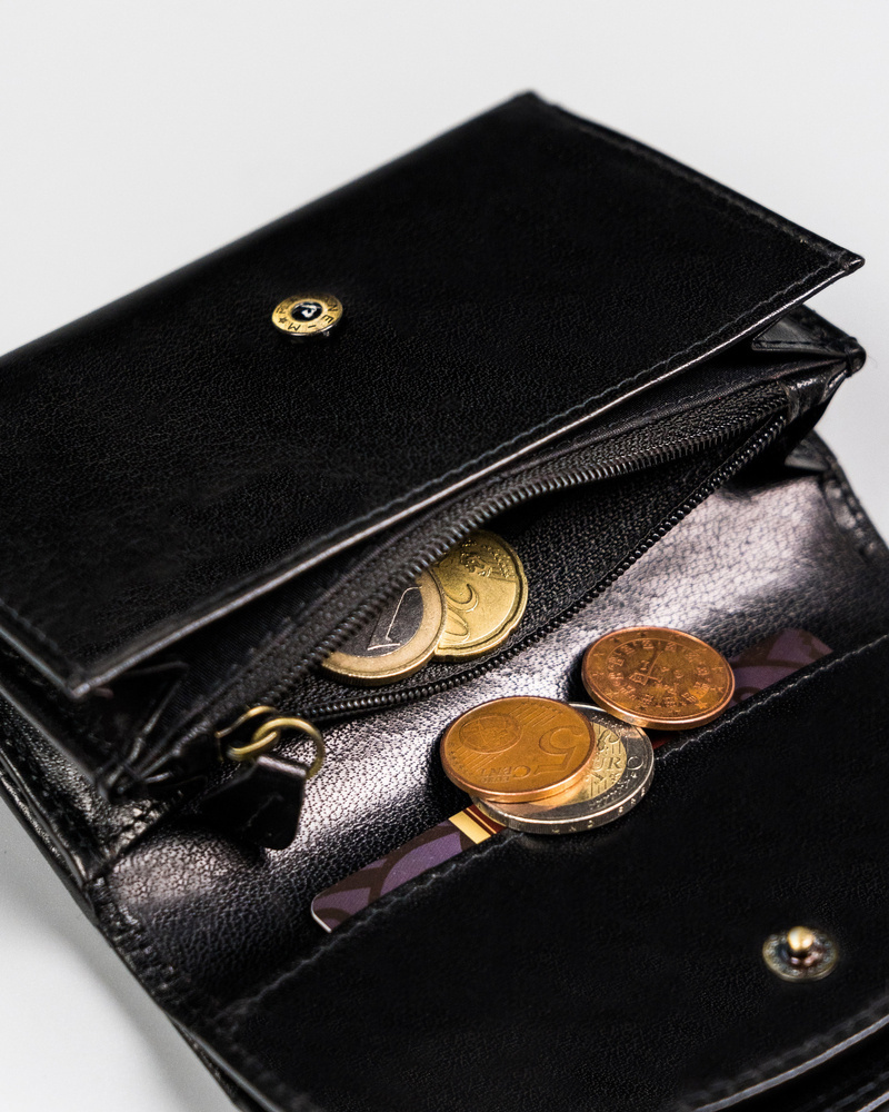 Klasyczny, skórzany portfel damski na zatrzask - Peterson - obrazek 10