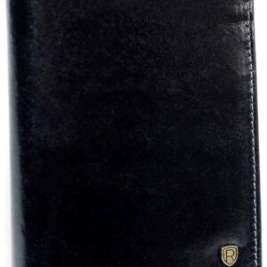 Klasyczny, pojemny portfel męski ze skóry naturalnej - Rovicky