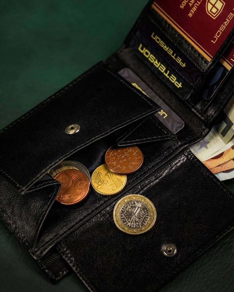 Skórzany portfel męski bez zapięcia zewnętrznego - Peterson - obrazek 9