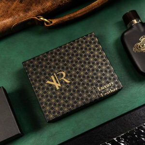 Klasyczny, skórzany portfel męski na zatrzask - Rovicky